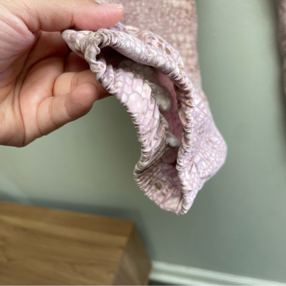 Anthropologie jogger pants snake python print pockets drawstring orange small - Picture 8 of 11